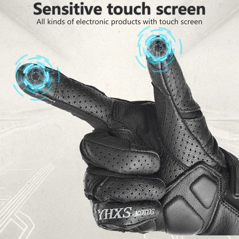 Motorcycle Gloves (Touchscreen Compatible)