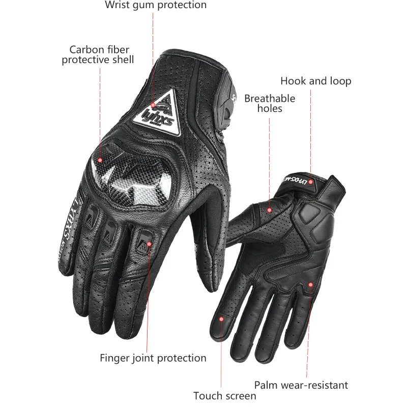 Motorcycle Gloves (Touchscreen Compatible)